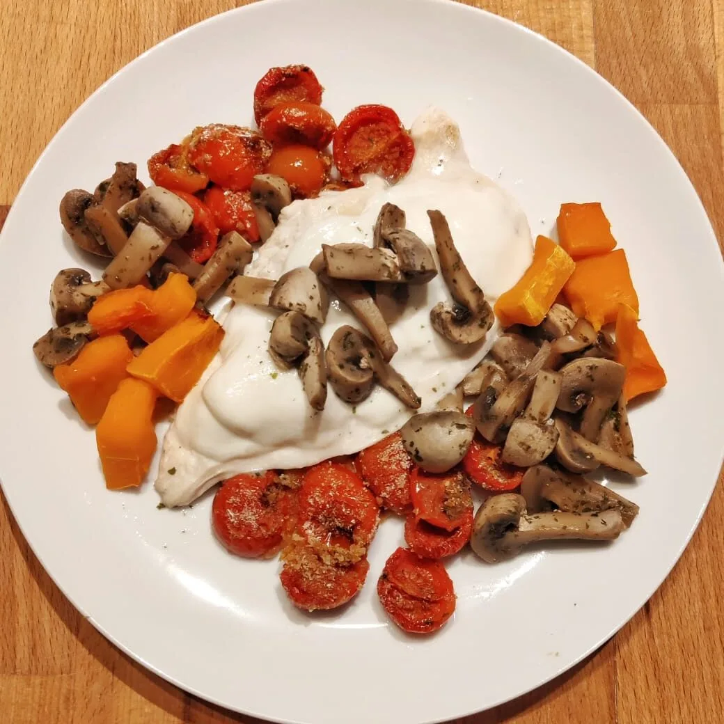 SCALOPPINA POLLO E FUNGHI