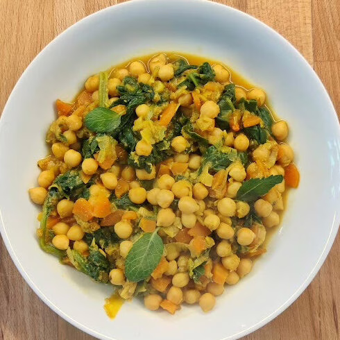 CURRY DI CECI E SPINACI