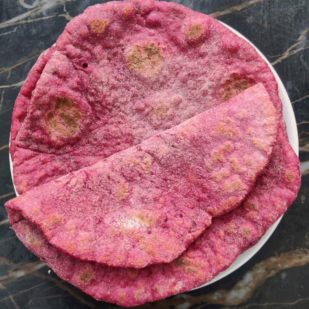 PANE NAAN ALLA BARBABIETOLA