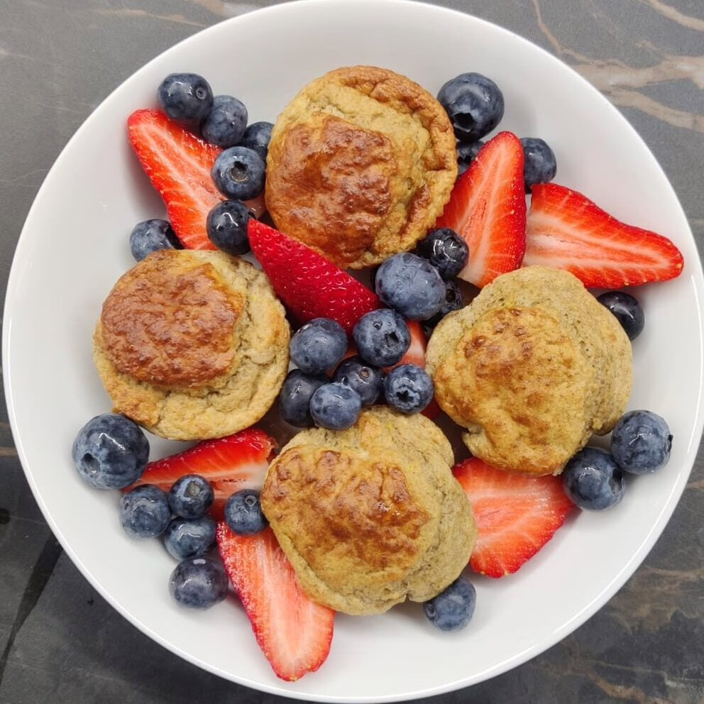 MUFFIN CON FIOCCHI DI LATTE senza zuccheri aggiunti
