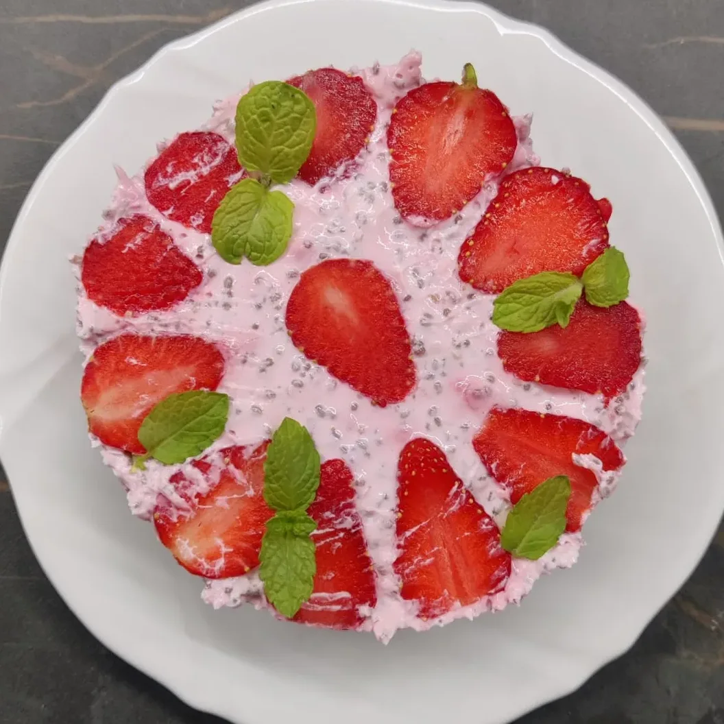 CHIA CHEESECAKE ALLE FRAGOLE