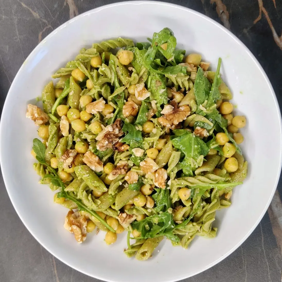 PASTA AL PESTO RUCOLA E CECI