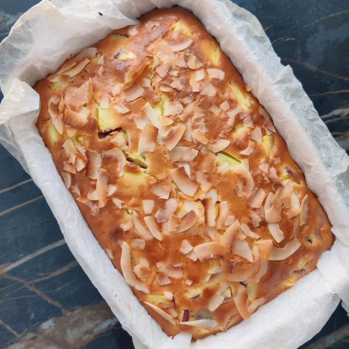 TORTA COCCO E PESCHE