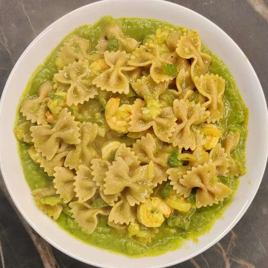 PASTA ZUCCHINE E GAMBERI