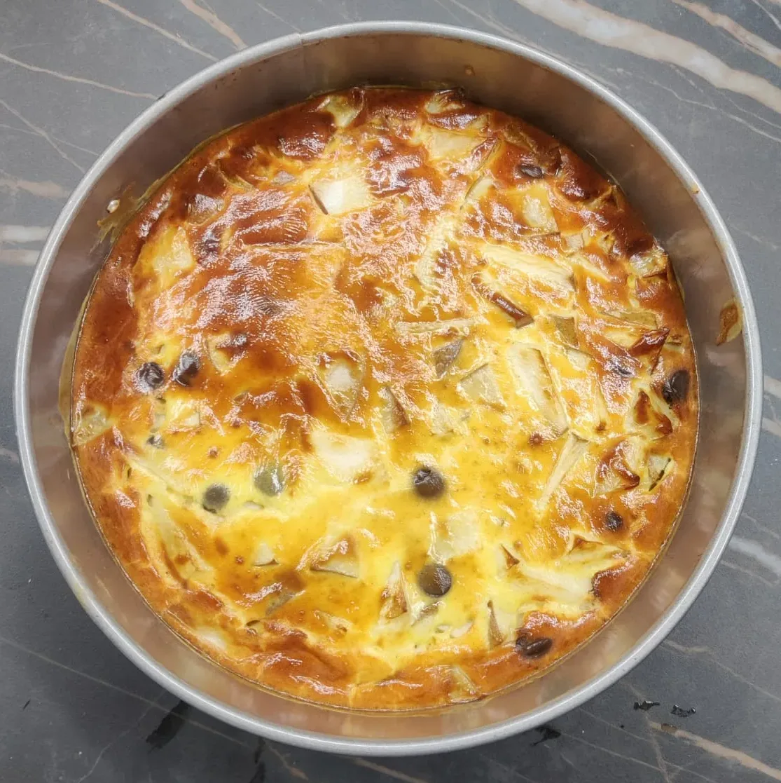 CHEESECAKE PROTEICA CIOCCOLATO E PERE