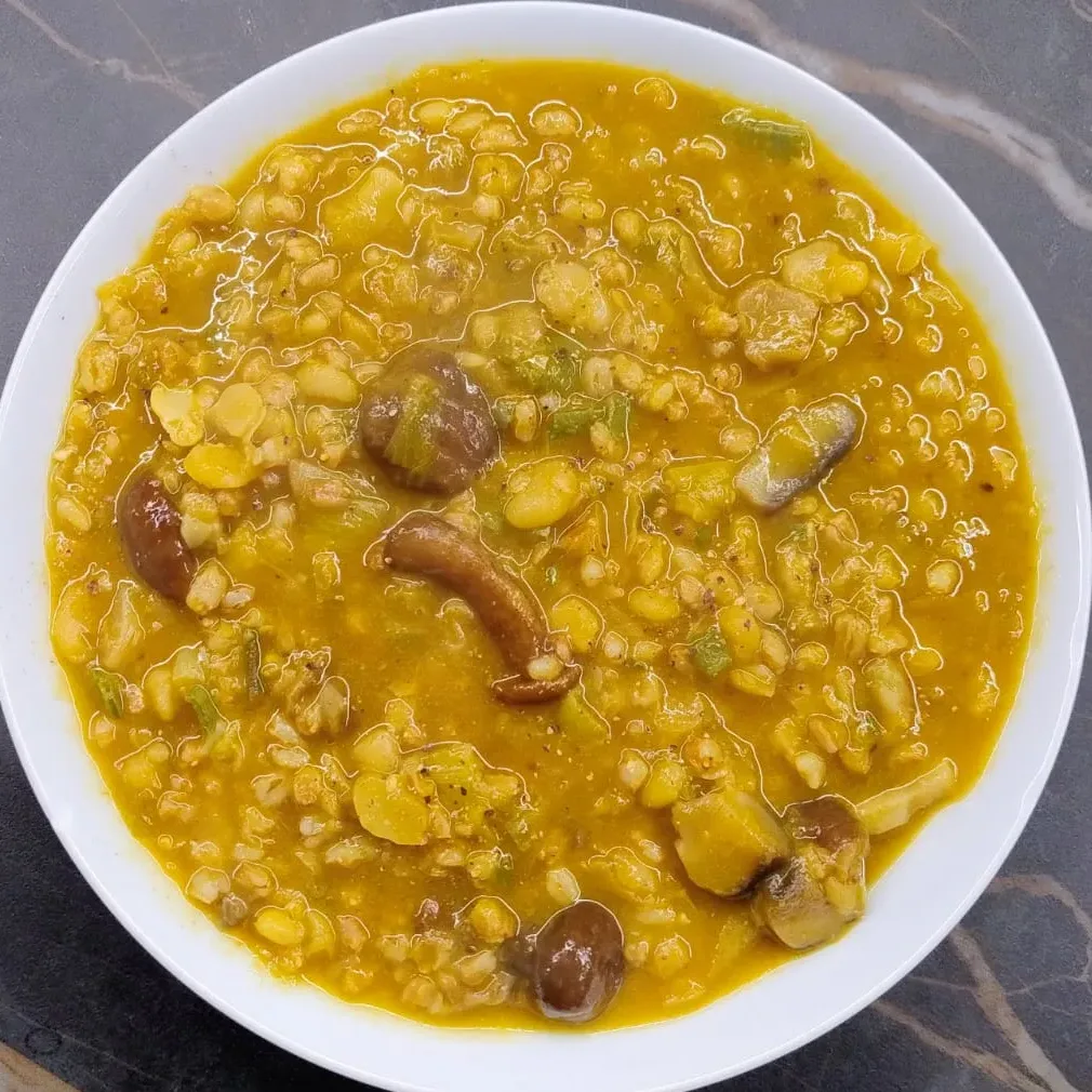 FARROTTO FUNGHI E FAVE