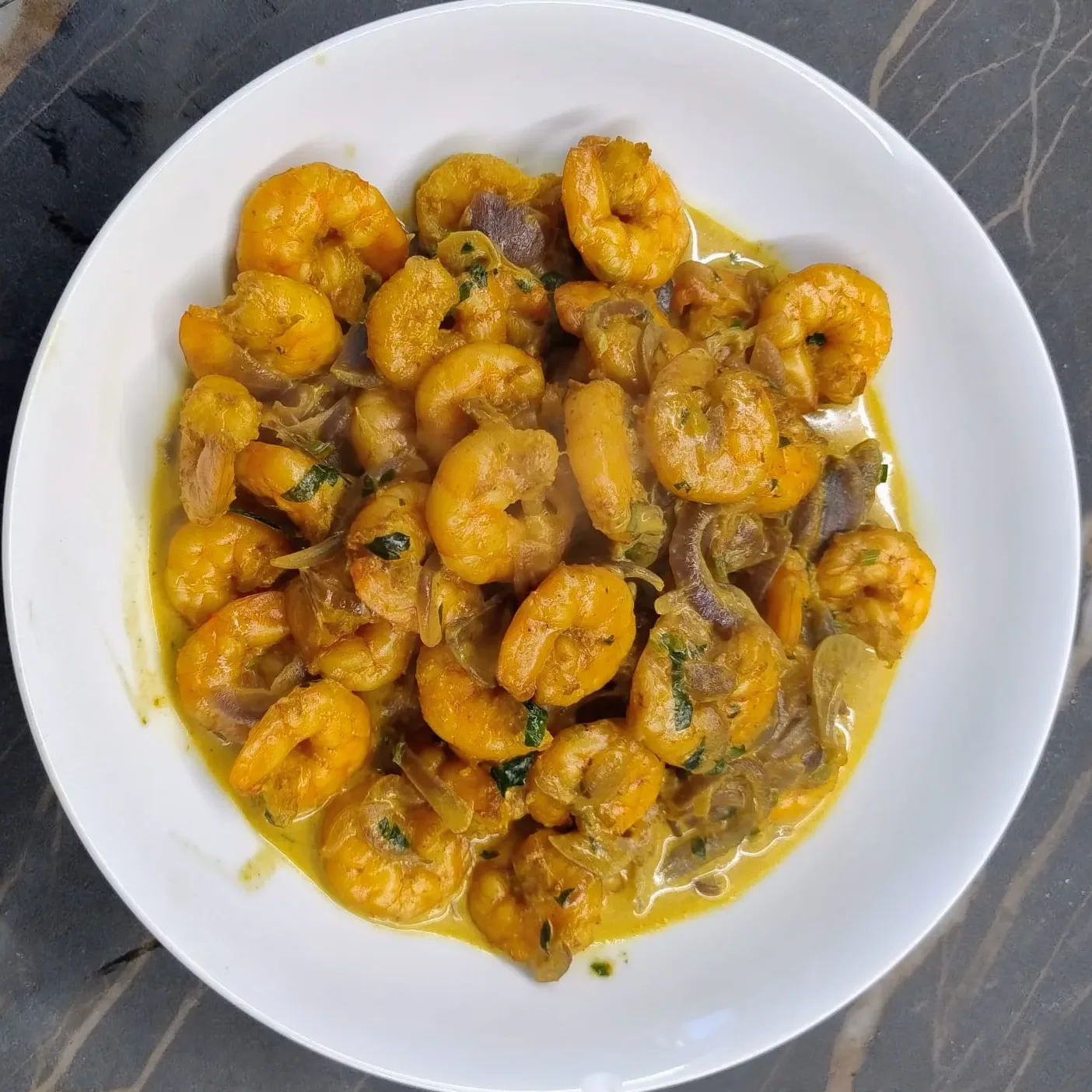CURRY DI GAMBERI AL COCCO