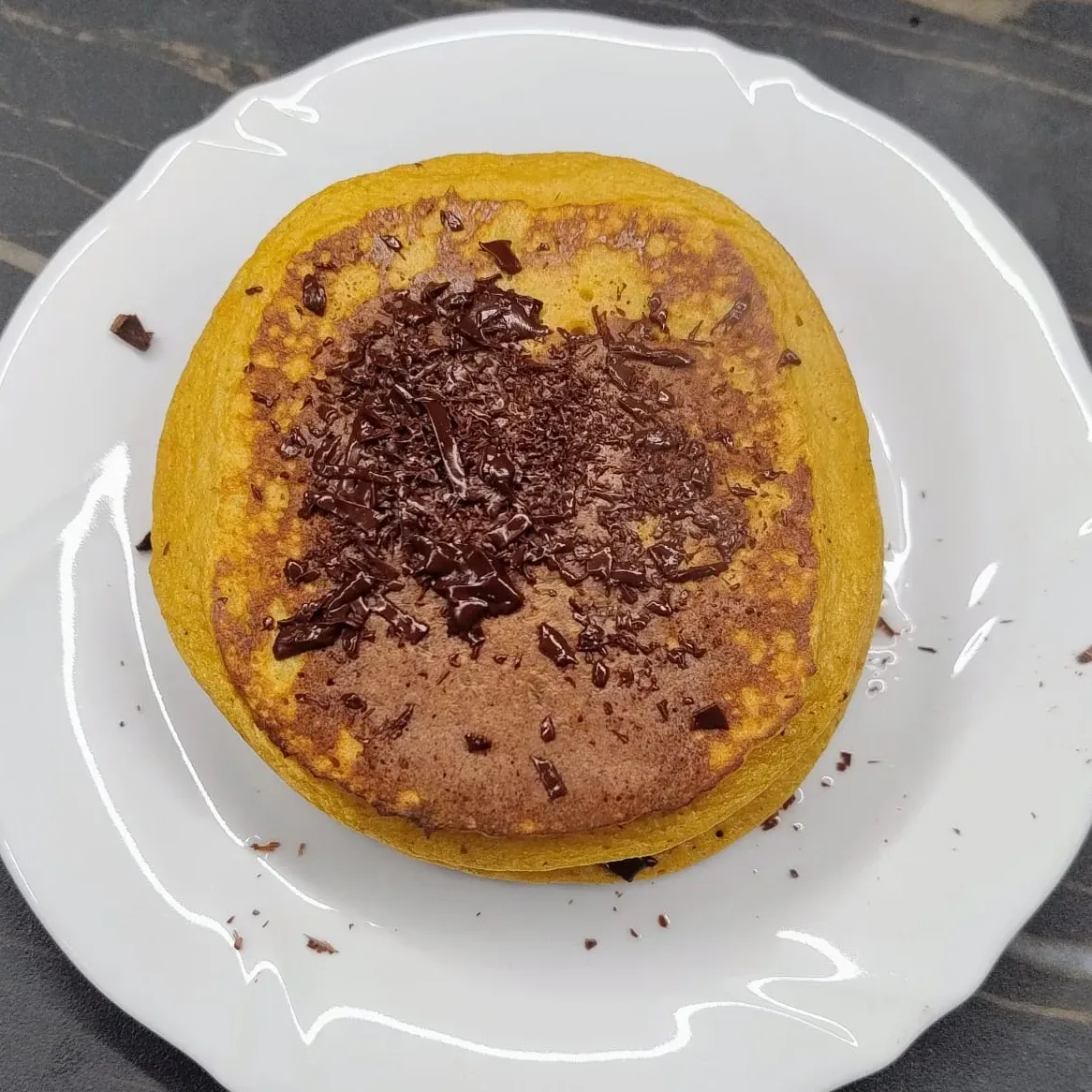 PANCAKE DI CACHI e cioccolato