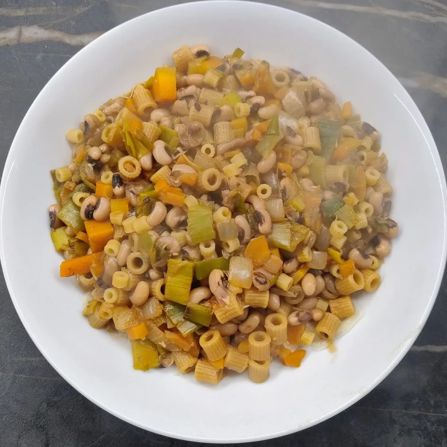 PASTA FAGIOLI E PORRI