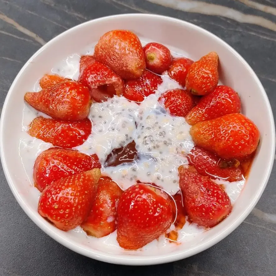 PORRIDGE FRAGOLE E CIOCCOLATO