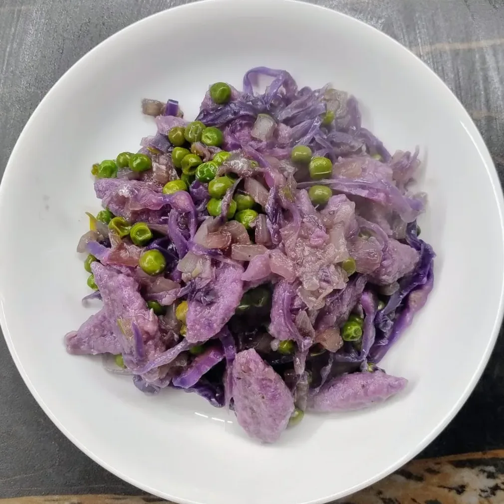 GNOCCHI DI CAVOLO VIOLA – 2 ingredienti