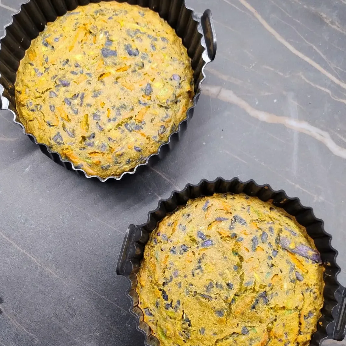 GIGA-PANCAKE DI CECI E VERDURE