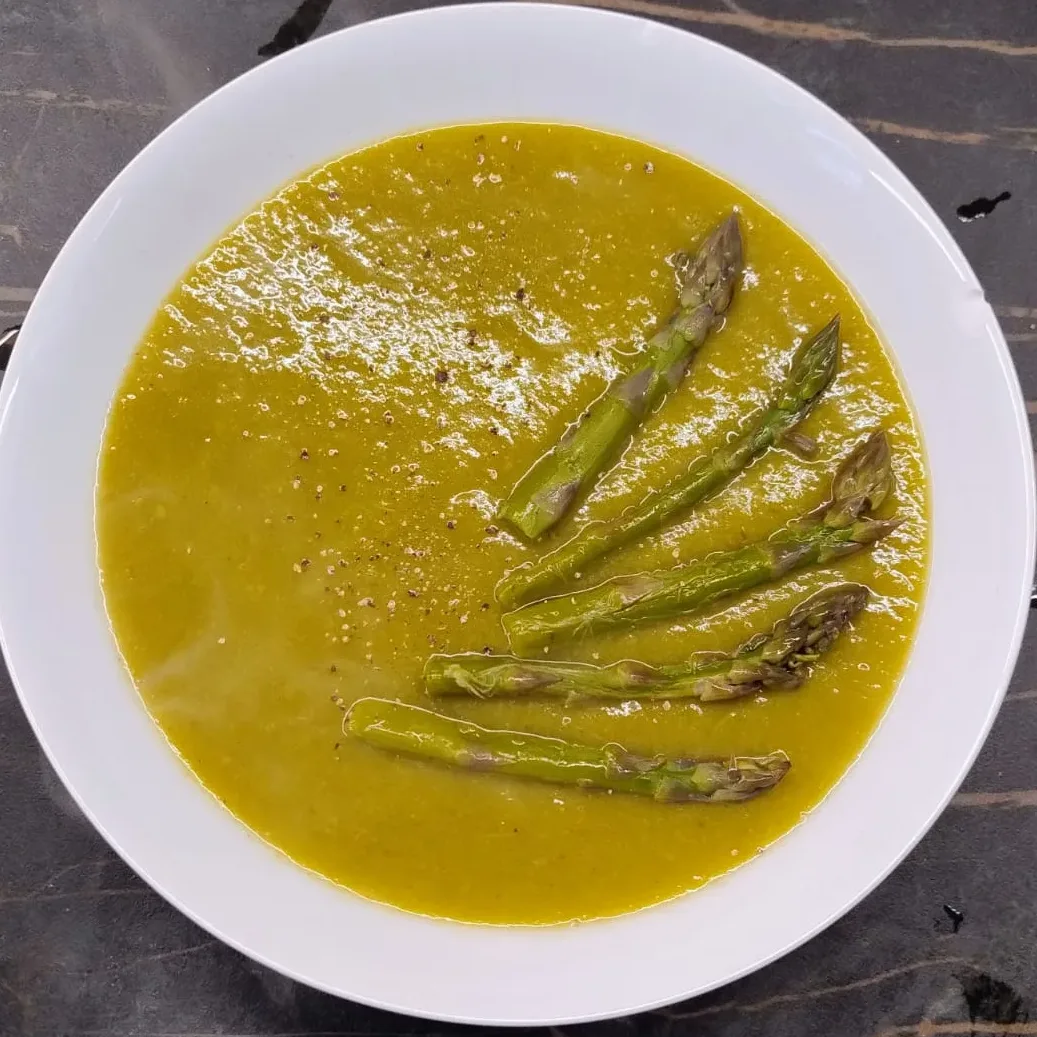CREMA DI PORRI E ASPARAGI