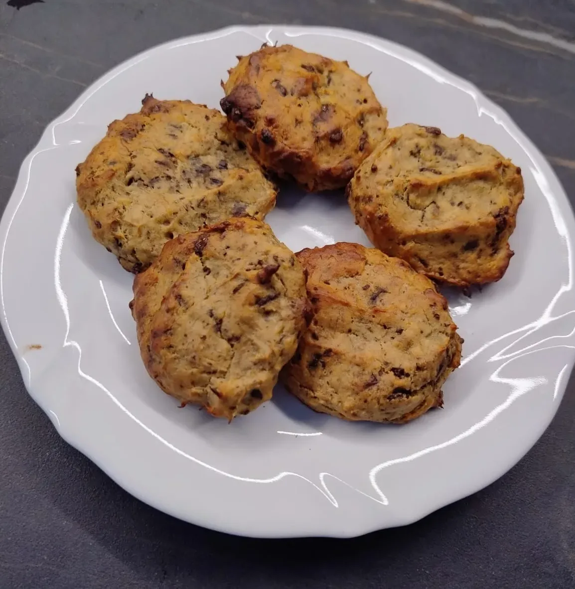 BISCOTTI BANANE E CIOCCOLATO
